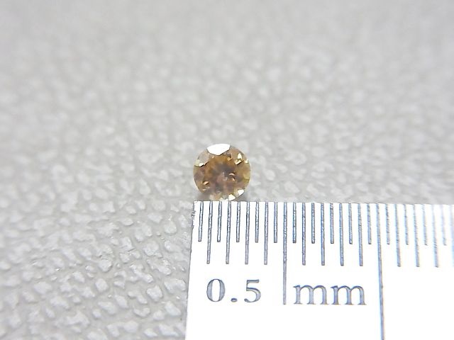 画像: 天然イエローダイヤモンド・ルース（蛍光オレンジ） 0.1カラット