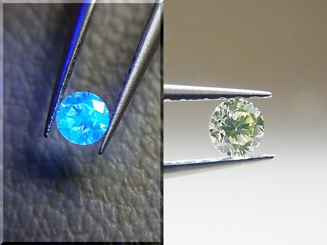 画像: 天然イエローダイヤモンド・ルース（蛍光ブルー） 0.1カラット