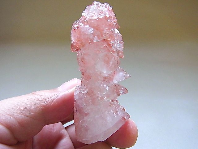 画像: ピンクアポフィライト&水晶原石53.1g