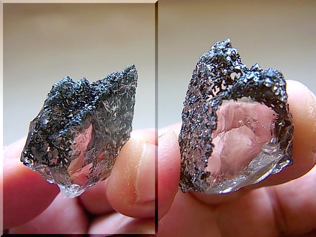 画像: ポーラー（北極）ウラル産クローライト付き水晶（ピースオブクリスタル）7.9g