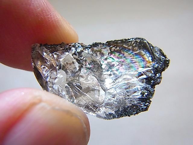画像: ポーラー（北極）ウラル産クローライト付き水晶（ピースオブクリスタル）5.9g
