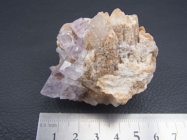 画像: スペイン・アストゥリアス産水晶＆カラーレスフローライト原石106.0g