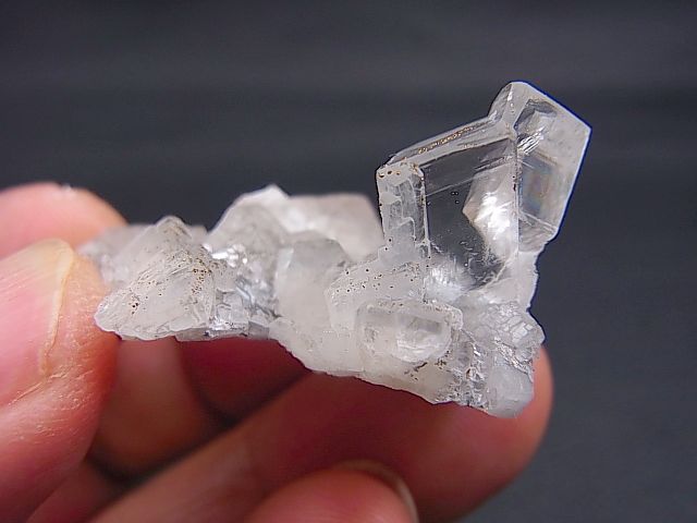 画像: スペイン産スーパークリア（レインボー入り）ドロマイト結晶原石14.0g