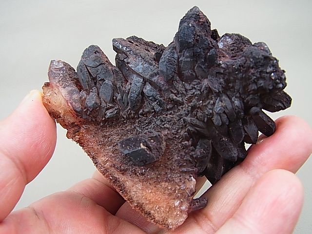 画像: タンザニア産リモナイト/ヘマタイト水晶原石216.6g