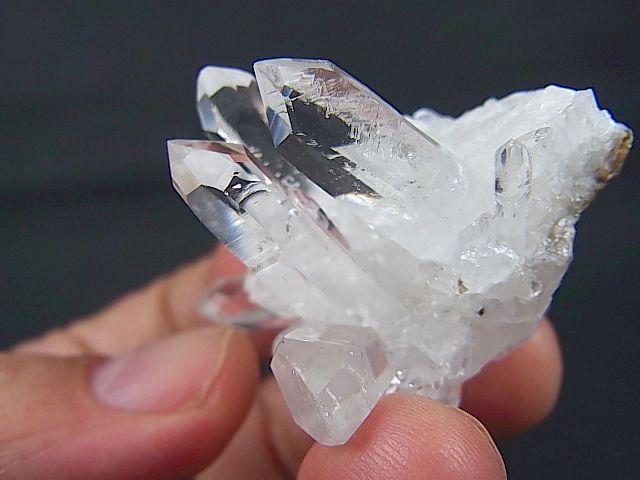 画像: ゼッカ鉱山産ウォータークリア水晶群晶（ゼッカレムリアンシード）42.5g