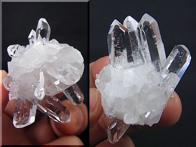 画像: ゼッカ鉱山産ウォータークリア水晶群晶（ゼッカレムリアンシード）42.5g