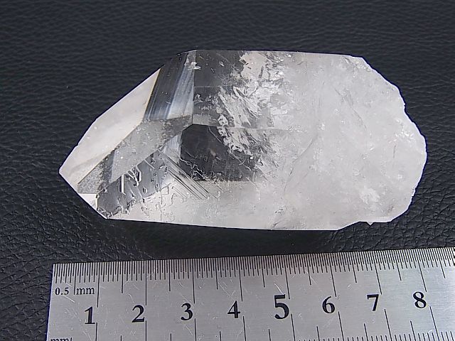 画像: コリント産ウォータークリア水晶ポイント（レコードキーパー付き）136.0g
