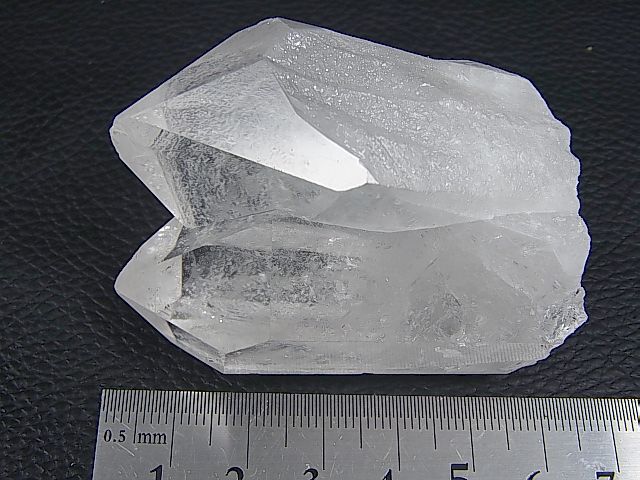 画像: トマスゴンサガ産クリア水晶（ダブルポイント）121.1g