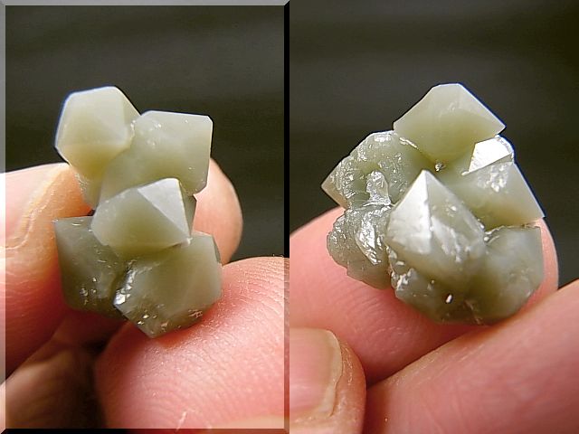 画像: ダルネゴルスク産アンフィボールＤＴグリーン水晶（連晶） 2.5g