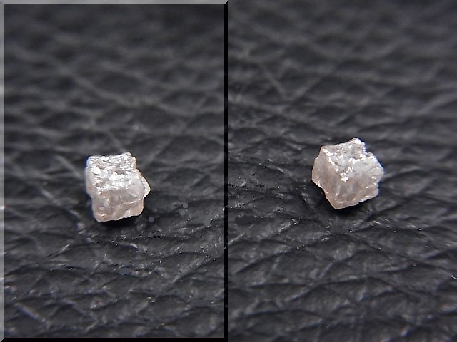 画像: ボツワナ産六面体天然ダイヤモンド原石 0.2カラット
