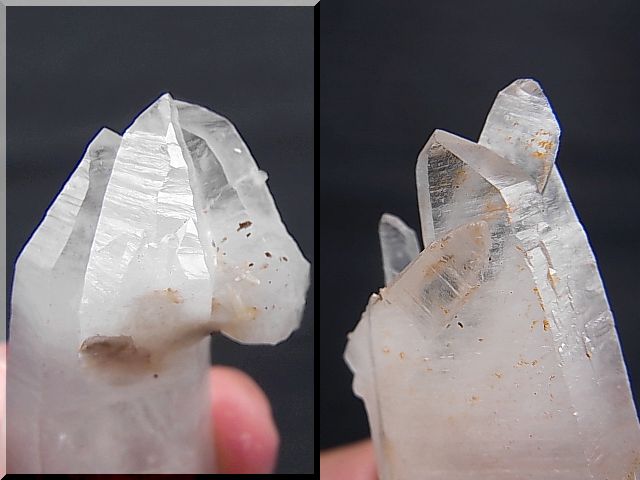 画像: アーカンソー産日本式双晶水晶（貫入り/再結晶） 58.6g