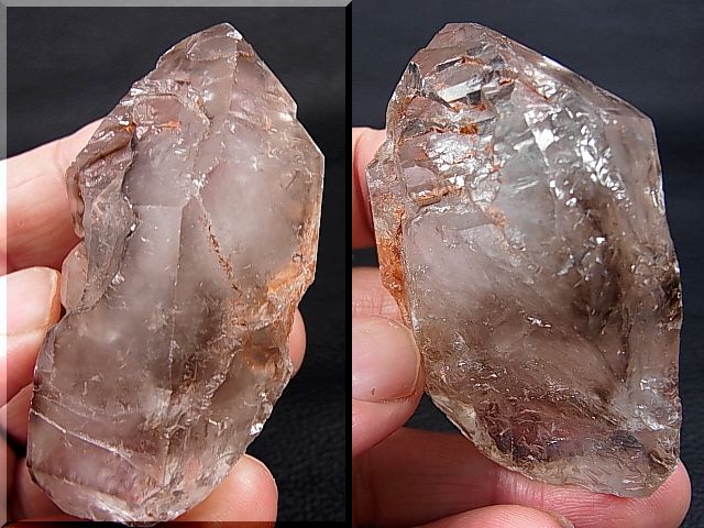 画像: タンザニア・ソンゲア産エレスチャル水晶原石（ウインドウクオーツ） 90.8g