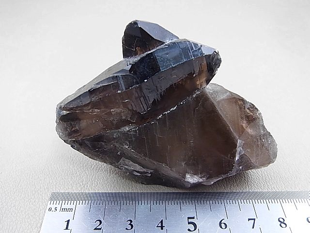 画像: トルコ産「エーゲ海水晶」スモーキークオーツ（連晶） 127.9g