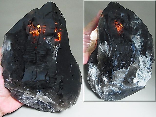 画像: キャビネットサイズ：トルコ産「エーゲ海水晶」カテドラルモリオン（ケアンゴーム） 3,275g