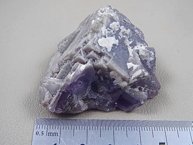 画像: スペイン・アストゥリアス産パープルフローライト原石（ブルー蛍光） 72.9g