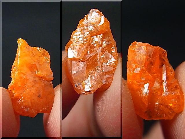 画像: ウルフェナイト結晶原石 3点セット トータル 14.5カラット