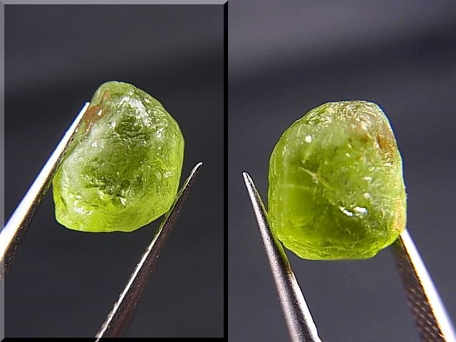画像: パキスタン・カイバル産宝石質ペリドット結晶原石 4.2カラット
