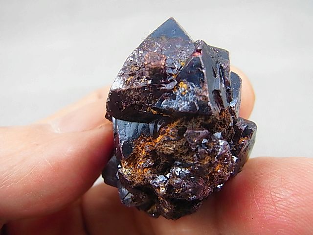 画像: シベリア産キュープライト（赤銅鉱）八面体連晶結晶 58.7g