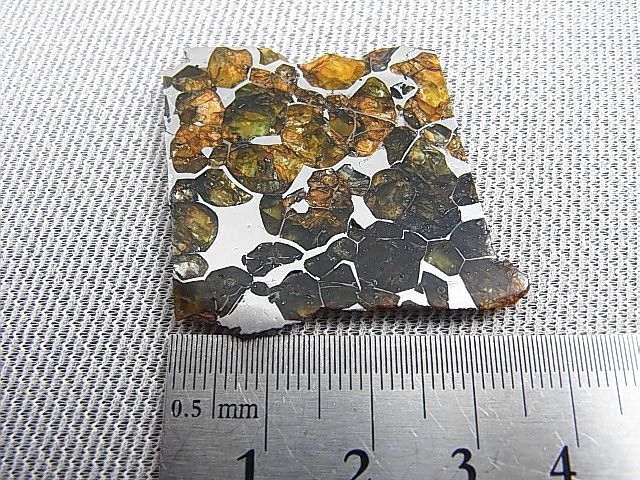 画像: ロシア産セイムチャン・パラサイト（石鉄）隕石 10.0g