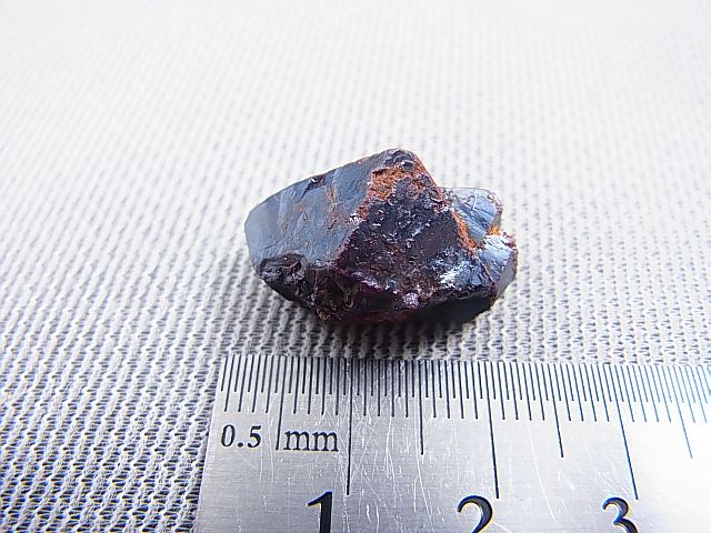 画像: シベリア産キュープライト（赤銅鉱）八面体連晶結晶 10.3g