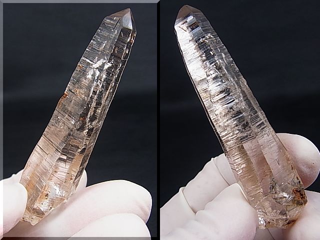 画像: タンザニア産モンドクオーツ・レーザーポイント水晶（ネガティブ水晶入り） 25.5g