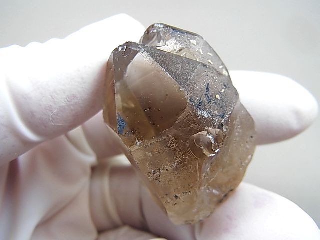 画像: ベトナム・カインホア産スモーキー水晶（シトリンカラー/タントリックツイン） 39.0g