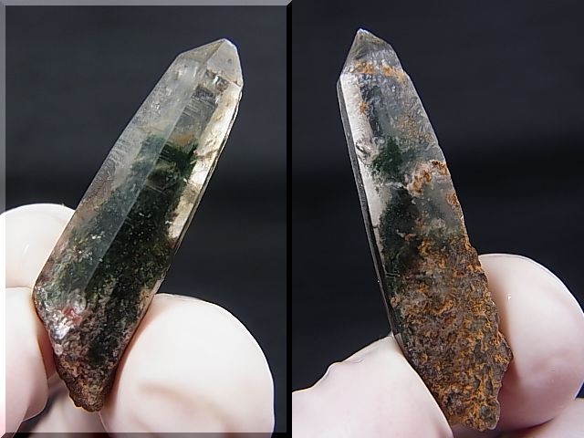 画像: ベトナム・ゲアン省産サジェニティック水晶（クローライト） 4.1g