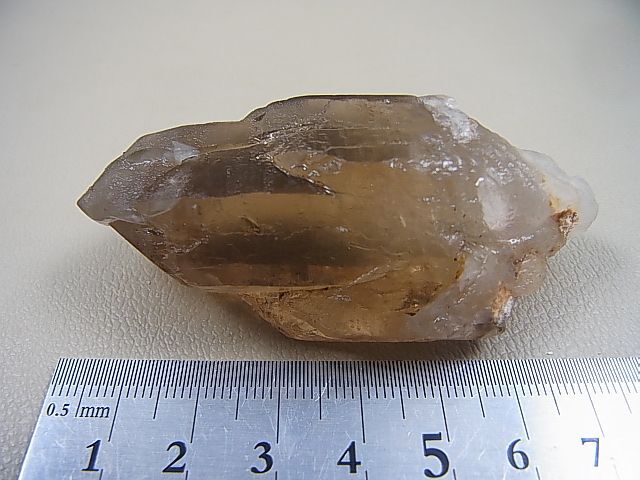 画像: ベトナム・カインホア産スモーキー水晶（シトリンカラー/カテドラル） 69.0g