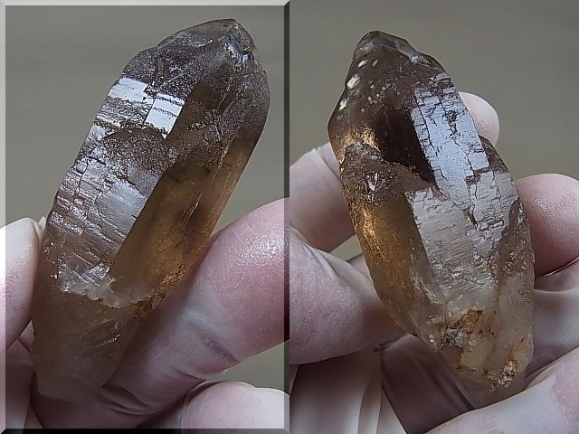 画像: ベトナム・カインホア産スモーキー水晶（シトリンカラー/カテドラル） 69.0g