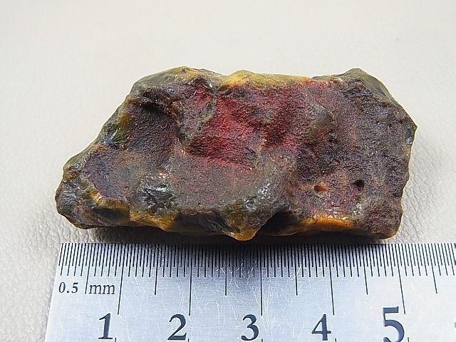画像: トルコ産フォックスアゲート（瑪瑙）未研磨原石 32.4g