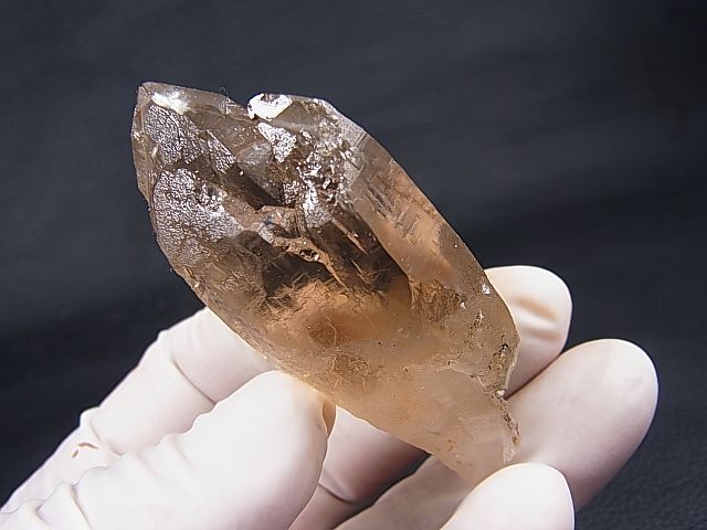 画像: ベトナム・カインホア産スモーキー水晶（シトリンカラー/カテドラル） 54.9g