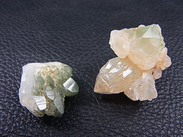 画像: 荒川鉱山産緑水晶 2点セット トータル 21.4g
