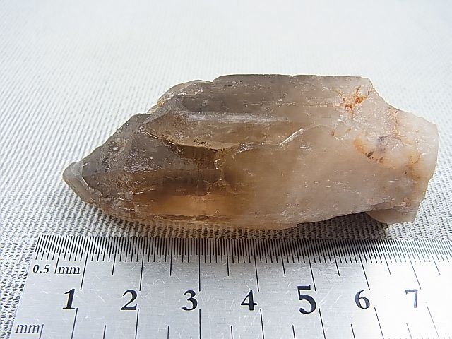 画像: ベトナム・カインホア産スモーキー水晶（シトリンカラー/カテドラル） 74.9g