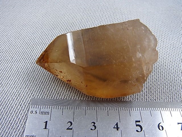 画像: ベトナム・カインホア産スモーキー水晶（シトリンカラー） 72.4g