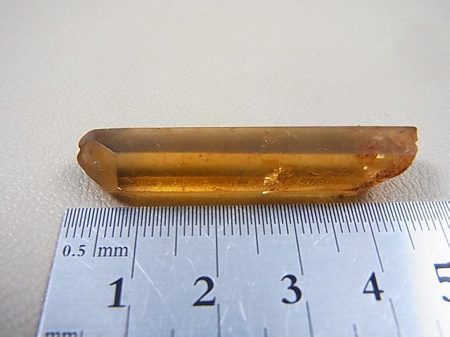 画像: ザンビア産天然シトリン水晶ポイント（ゴールデンカラー） 6.4g