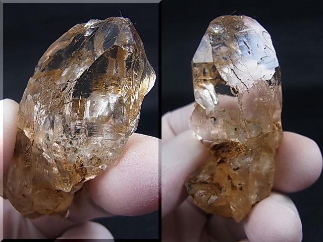 画像: ガネーシュヒマール・ヒンドゥン産ゴールデンヒーラー水晶（アイスクリスタル） 47.6g