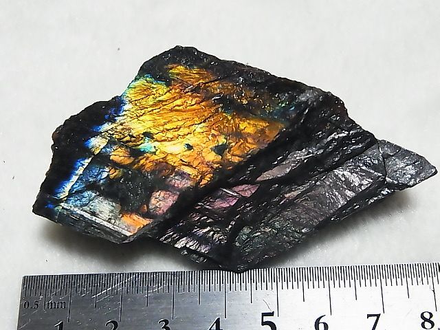 画像: フィンランド産スペクトロライト（ヴィオラミックス）原石ブロック 108.2g