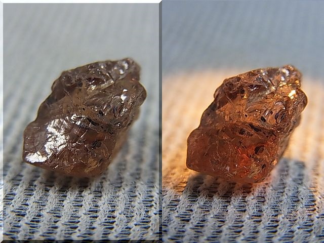 画像: ケニア産カラーチェンジガーネット原石（アレキタイプ） 4.1カラット