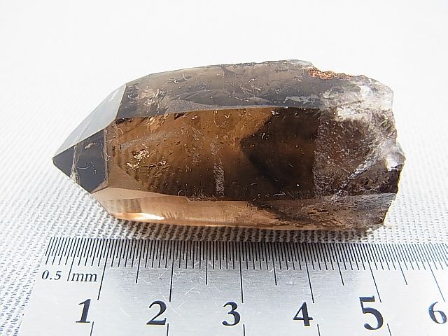 画像: ナミビア・エロンゴ産デザートスモーキー水晶ポイント（ファントム） 47.2g