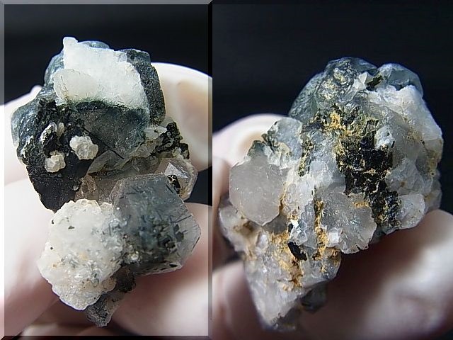 画像: ブルーザギマウンテン水晶（エジリン/ブラックトルマリン入り） 12.2g