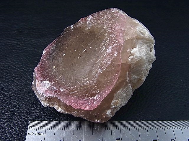画像: アフガニスタン産ローズクオーツ結晶（紅水晶）原石 178.9g