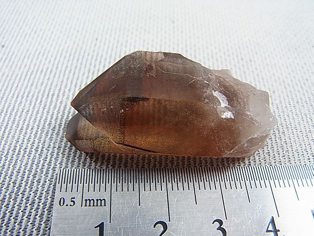 画像: 南ア・オレンジリバー産レッドヘマタイト水晶（タントリックツイン） 18.7g