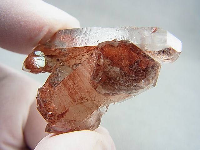 画像: 南ア・オレンジリバー産レッドヘマタイト水晶（セプター/ベンディング） 12.5g