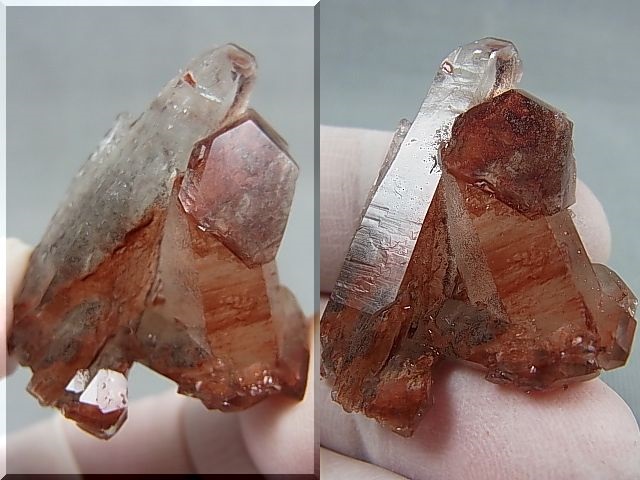 画像: 南ア・オレンジリバー産レッドヘマタイト水晶（セプター/ベンディング） 12.5g