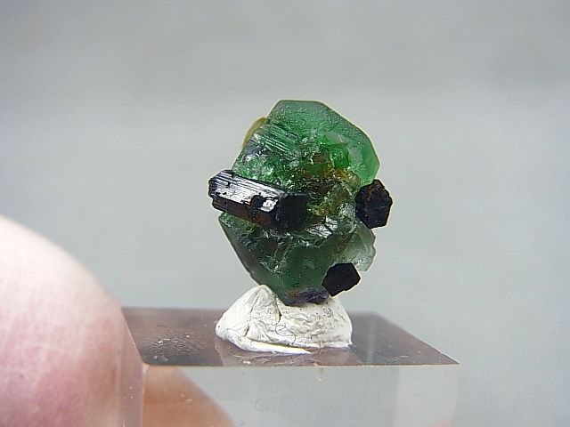 宝石質ナミビアエロンゴ産フローライト原石鉱物標本トルマリン翡翠