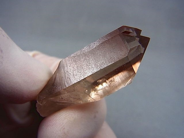 画像: 南ア・オレンジリバー産レッドヘマタイト水晶（タントリックツイン） 12.1g