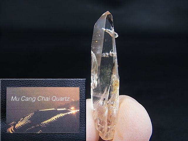 画像: ベトナム・ムーカンチャイ産ウォータークリア水晶ポイント（クオーツインクオーツ） 3.5g