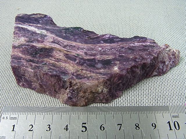 画像: ロシア産チャロアイト原石スラブ（未研磨） 172.8g