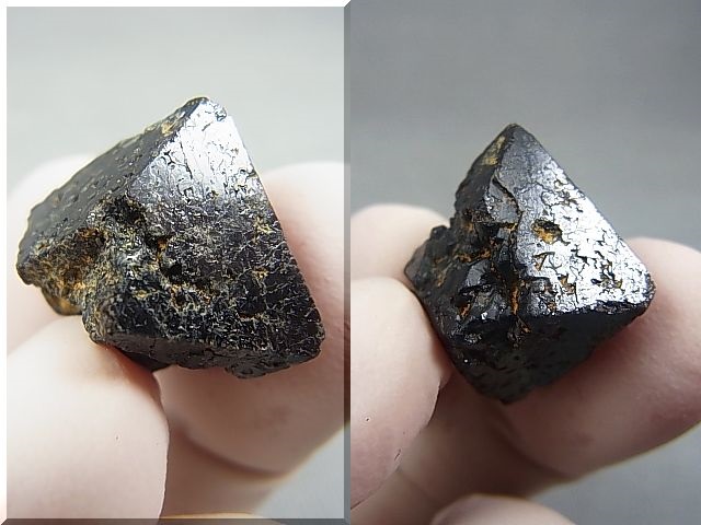 画像: ベトナムLuc Yen産ブラックスピネル原石八面体結晶 35.5カラット