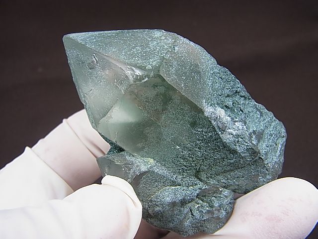 画像: スカルドゥ産メタリックグリーンカラー水晶 114.6g